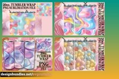15x 3D Inflated Puff Tumbler Wraps 20oz Bundle, Lively Product Image 4
