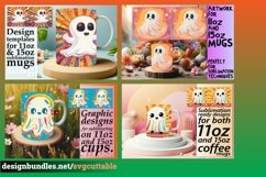 15x Ghostly Mug Wrap Bundle, Halloween 11oz &amp; 15oz, Autumn Product Image 5
