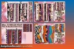 15x 3D Leopard Print and Flower Tumbler Wraps Bundle 20oz Product Image 5