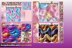 15x 3D Inflated Puff Tumbler Wraps 20oz Bundle, Vibrant PNG Product Image 4