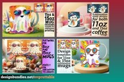 15x Haunted Ghost Mug Wrap Bundle, Fall Fun 11oz &amp; 15oz Product Image 4