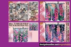 15x Bright 3D Spring Bloom Tumbler Wrap Bundle - Sublimation Product Image 10