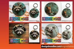 15x Round 3D Hole-In-The-Wall Animal Design Bundle, Humorous Product Image 3