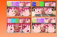 15x Mug Wrap Design , Love Bear Product Image 5