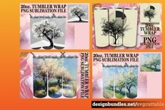 15x Radiant Blossom Spring Tree Tumbler 20oz Bundle PNG Product Image 3