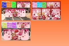 15x Ready-to-Use Mug Wrap , Love Bear Product Image 6