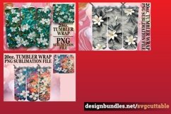 15x Bright 3D Spring Bloom Tumbler Wrap Bundle - Sublimation Product Image 2