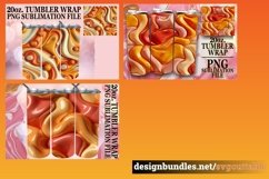 15x 3D Inflated Puff Tumbler Wraps Bundle, 20oz Colorful Product Image 6
