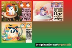 15x Ghostly Mug Wrap Bundle, Halloween 11oz &amp; 15oz, Autumn Product Image 7