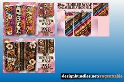 15x Leopard Spots and Flower 3D Tumbler Wraps 20oz Bundle Product Image 7