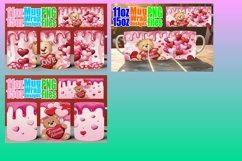 15x Mug Wrap Design , Love Bear Product Image 6