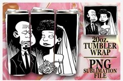 15x Bride Marriage Tumbler 20oz Sublimation Bundle, Wedding Product Image 11
