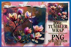 15x Vibrant Blossom Spring Tree Tumbler 20oxz Bundle PNG Product Image 11