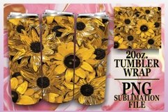 15x Dazzling 3D Spring Flower Tumbler Wrap Bundle PNG Product Image 11