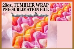 15x 3D Inflated Puff Tumbler Wraps 20oz Bundle, Lively Product Image 11