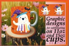 15x Ghostly Mug Wrap Bundle, Halloween 11oz &amp; 15oz, Autumn Product Image 11