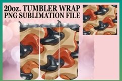 15x 3D Inflated Puff Tumbler Wraps 20oz Bundle, Vibrant PNG Product Image 11