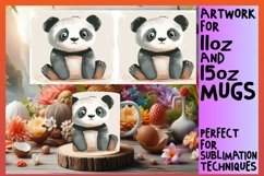 15x Boho Animals Mug Wrap Bundle PNG, Bunny PNG, 11oz 15oz Product Image 11