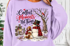 Collect Moments Not Things Christmas Snowman & Dog Holiday D Product Image 5