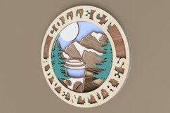 Layered Inspirational Coffee Laser Cut File | Coffee SVG Product Image 4