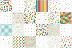 Set of bright color seamles patterns Product Image 1