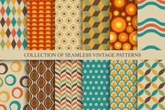 Color seamless retro patterns Product Image 1