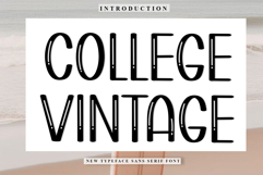 College Vintage Product Image 1