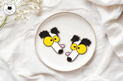 Funny Dog Stud Earrings Vol.2 | Dog Earrings Laser Cut Product Image 3