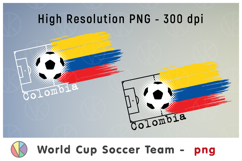 Colombia National Soccer Team Flag. World Cup 2026 Product Image 1