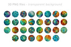 Abstraction Sublimation PNG Bundle, Digital Collage Sheet Product Image 3