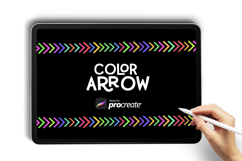 Color Arrow Line Brush for Procreate Product Image 3