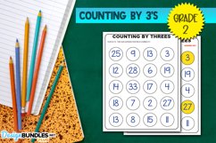 Counting & Coloring by 3's Educational Worksheet Product Image 1