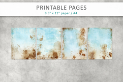 Vintage Coffee Stained Digital Papers Product Image 2