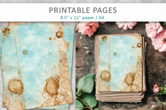 Coffee stained aged paper backgrounds Product Image 3