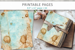 Coffee stained aged paper backgrounds Product Image 4