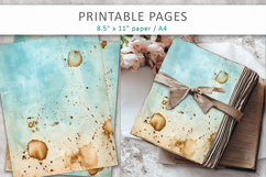 Vintage Coffee Aged Antique Backgrounds Product Image 4