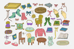 Hygge Scene Creator Modern Line Art Illustrations Bundle Product Image 14