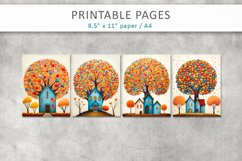 Color illustration junk journal pages Product Image 3