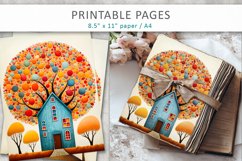 Color illustration junk journal pages Product Image 1