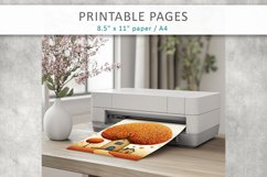 Printable illustrated journal sheets Product Image 6