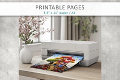 Fanciful house illustrations, Printable pages Product Image 5
