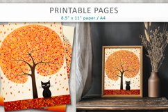 Artistic tree journal pages, scrapbook paper Product Image 4