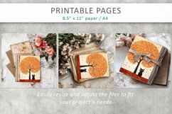 Artistic tree journal pages, scrapbook paper Product Image 6
