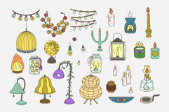 Hygge Scene Creator Modern Line Art Illustrations Bundle Product Image 16