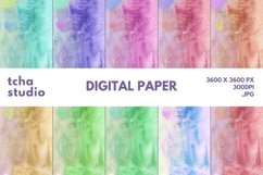 Color Mix Watercolor Digital Papers Background Product Image 1