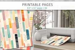 Color old paper printables, scrapbook paper Product Image 4