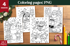 Merry Christmas Coloring Pages for Kids printable acrivity Product Image 1