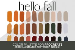 Hello Fall Color Palette for Procreate and Adobe Product Image 2