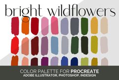 Bright Wildflowers Color Palette for Procreate and Adobe Product Image 2