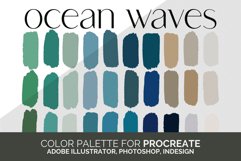 Ocean Waves Color Palette for Procreate and Adobe Product Image 2